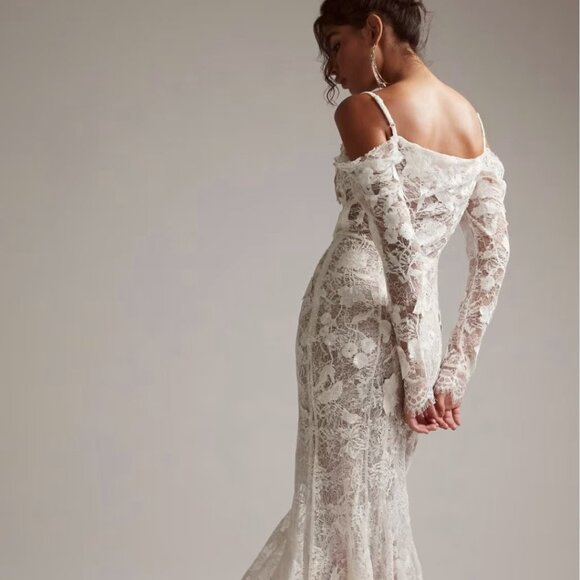 New ASOS wedding dress FREE EARRINGS - Picture 2 of 16